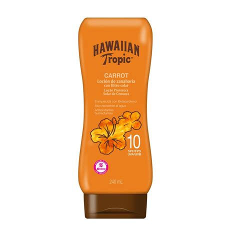 hawaiian tropic carrot tanning oil.